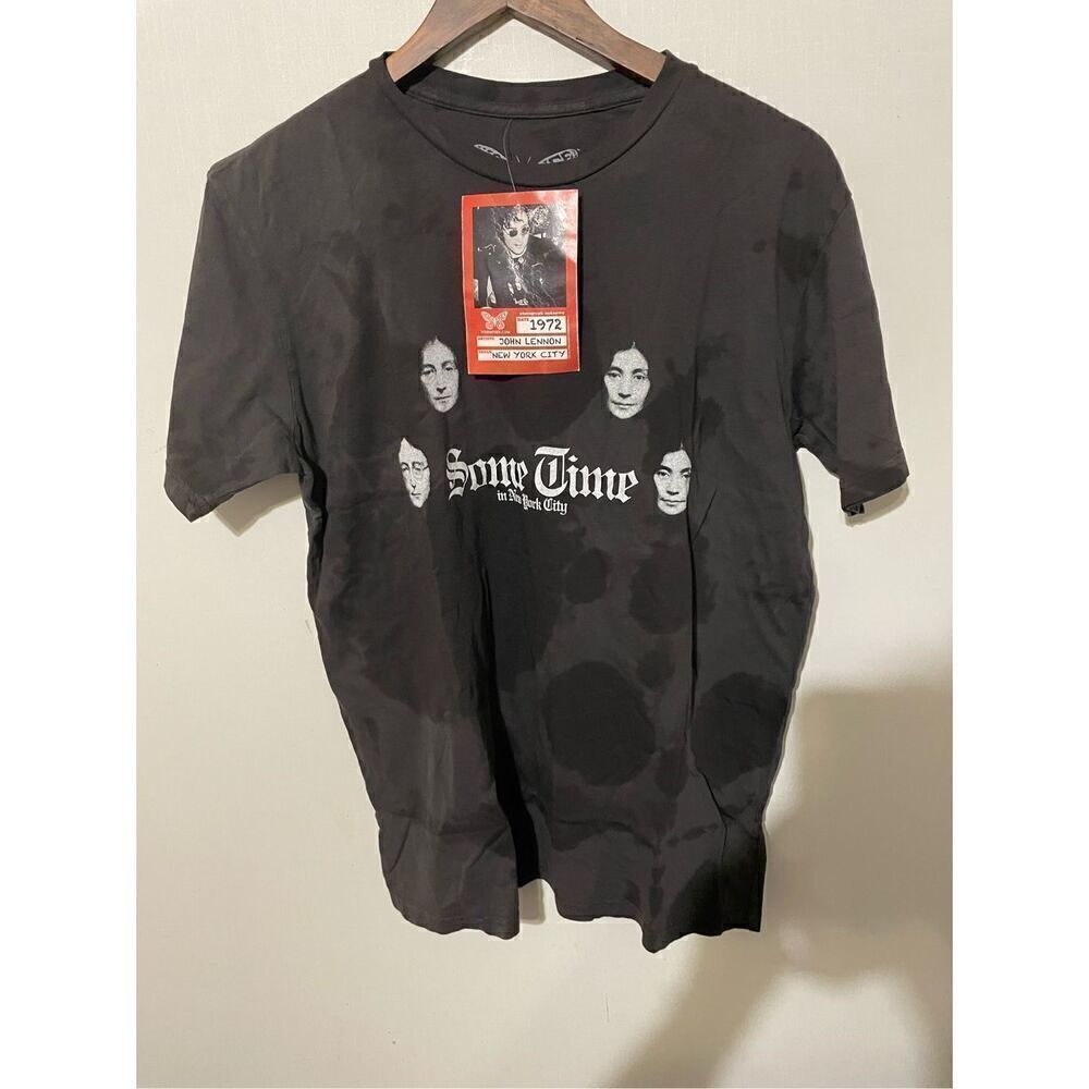 NWT Men’s Small Worn Free John Lennon Vintage Tshirt Sometime in NYC Organic Cot